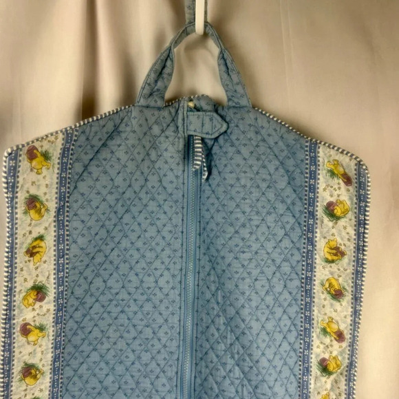 Vintage Rare Vera Bradley Disney‎ Winnie Pooh Child Garment Bag Blue Yellow - Picture 2 of 13